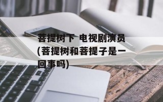 菩提树下 电视剧演员(菩提树和菩提子是一回事吗)