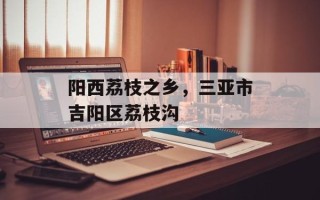 阳西荔枝之乡，三亚市吉阳区荔枝沟