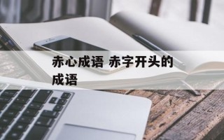 赤心成语 赤字开头的成语