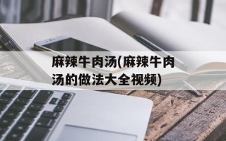 麻辣牛肉汤(麻辣牛肉汤的做法大全视频)