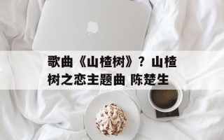 歌曲《山楂树》？山楂树之恋主题曲 陈楚生