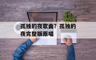 孤独的夜歌曲？孤独的夜完整版原唱
