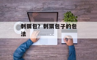 刺猬包？刺猬包子的包法