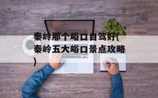 秦岭那个峪口自驾好(秦岭五大峪口景点攻略)