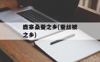 鹿寨桑蚕之乡(蚕丝被之乡)
