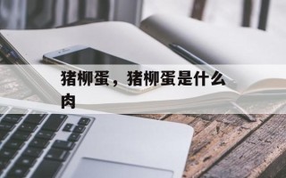 猪柳蛋，猪柳蛋是什么肉