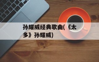 孙耀威经典歌曲(《太多》孙耀威)