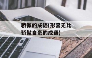 骄傲的成语(形容无比骄傲自豪的成语)