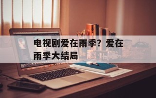 电视剧爱在雨季？爱在雨季大结局