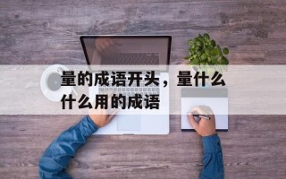 量的成语开头，量什么什么用的成语