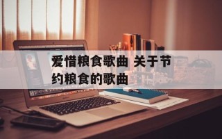 爱惜粮食歌曲 关于节约粮食的歌曲