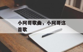 小阿哥歌曲，小阿哥这首歌