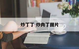 炒丁丁 炒肉丁图片