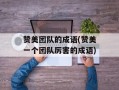 赞美团队的成语(赞美一个团队厉害的成语)