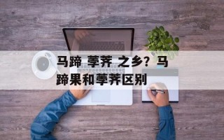 马蹄 荸荠 之乡？马蹄果和荸荠区别