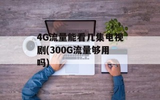 4G流量能看几集电视剧(300G流量够用吗)