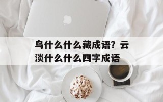 鸟什么什么藏成语？云淡什么什么四字成语