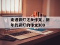 走进彩灯之乡作文，新年的彩灯的作文300