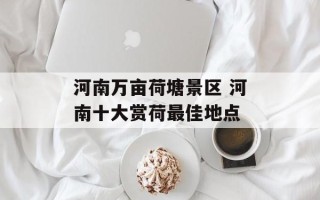河南万亩荷塘景区 河南十大赏荷最佳地点