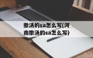撒汤的sa怎么写(河南撒汤的sa怎么写)