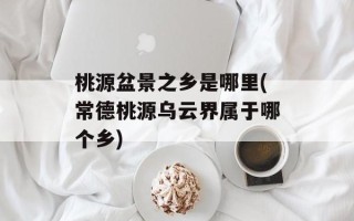 桃源盆景之乡是哪里(常德桃源乌云界属于哪个乡)