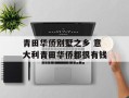 青田华侨别墅之乡 意大利青田华侨都很有钱