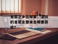 青菜之乡在哪里，深圳的青菜主要来自哪里供应？