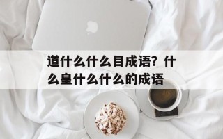 道什么什么目成语？什么皇什么什么的成语