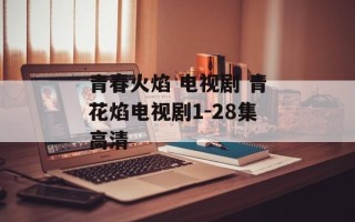 青春火焰 电视剧 青花焰电视剧1-28集高清