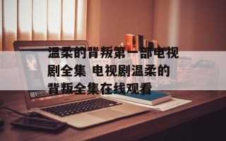 温柔的背叛第一部电视剧全集 电视剧温柔的背叛全集在线观看