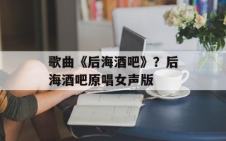 歌曲《后海酒吧》？后海酒吧原唱女声版