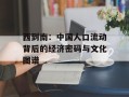 西到南：中国人口流动背后的经济密码与文化图谱
