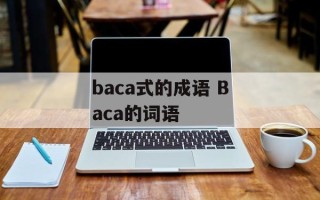 baca式的成语 Baca的词语