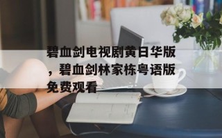 碧血剑电视剧黄日华版，碧血剑林家栋粤语版免费观看