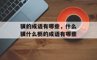 骥的成语有哪些，什么骥什么枥的成语有哪些