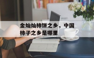 金灿灿柿饼之乡，中国柿子之乡是哪里
