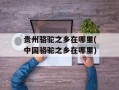 贵州骆驼之乡在哪里(中国骆驼之乡在哪里)