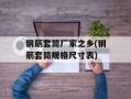 钢筋套筒厂家之乡(钢筋套筒规格尺寸表)