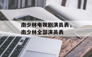 南少林电视剧演员表，南少林全部演员表