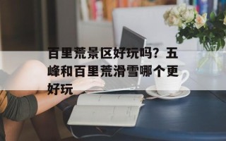 百里荒景区好玩吗？五峰和百里荒滑雪哪个更好玩