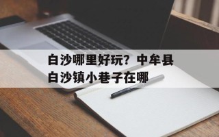 白沙哪里好玩？中牟县白沙镇小巷子在哪