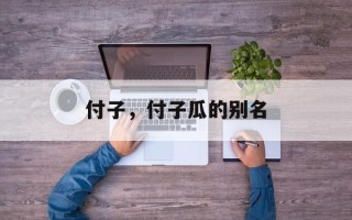 付子，付子瓜的别名