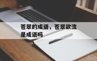 苍翠的成语，苍翠欲流是成语吗