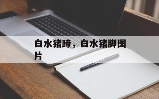 白水猪蹄，白水猪脚图片