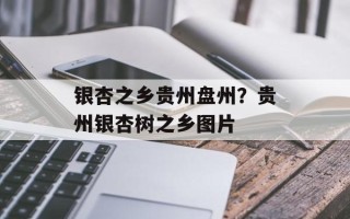 银杏之乡贵州盘州？贵州银杏树之乡图片
