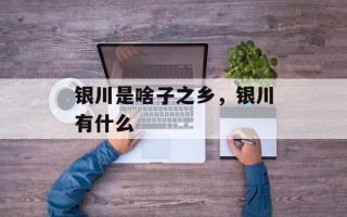 银川是啥子之乡，银川有什么